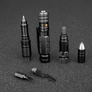 10-In-1 Multi Function Tactical Pen Emergency Flashlight Screwdriver Bottle Opener Outdoor Survival Self Defense Rescue EDC Tool