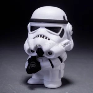 10cm 2pcs/lot Cute Style Star War Darth Vader & STORM TROOPER Kawaii Movie Action Figure Model Toys