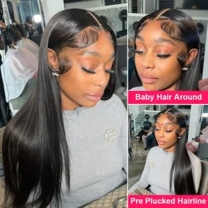 13x4 13x6 Hd Lace Frontal Wig 30 32 34 Inch Straight Lace Front Wig Human Hair 360 Lace Frontal Wig 5x5 6X4 Glueless Wig