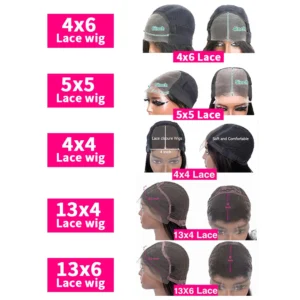 13x4 13x6 Hd Lace Frontal Wig 30 32 34 Inch Straight Lace Front Wig Human Hair 360 Lace Frontal Wig 5x5 6X4 Glueless Wig