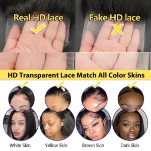 13x6 Hd Transparent Body Wave Lace Front Wig 30 40 Inch 360 13x4 Hd Lace Frontal Wigs Human Hair Wig Pre Plucked For Black Women