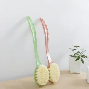 1pc Long Handle Bath Brush Soft Body Scrub Skin Massager Shower Scrubber Body Cleaning Brush Exfoliation Bathroom Accessories