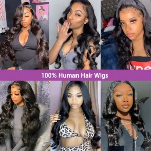 40 Inch Body Wave 13x6 Hd Lace Frontal Wig Human Hair 360 Brazilian Pre Plucked Lace For Women 13x4 Lace Front Wigs 250 Density