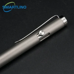 High Quality Titanium Tactical Bolt Action Ballpoint Pen Self Defense EDC Writing Tools for Outdoor Traveling Office Gift