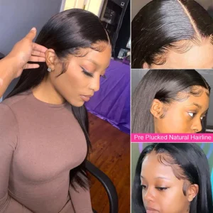 Straight Lace Front Wigs Hd Lace Wig 13x6 Human Hair Wigs For Black Women Pre Plucked Brazilian 32 30 Inch 13x4 Lace Frontal Wig